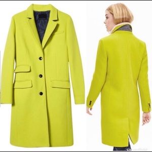 Lime banana republic coat